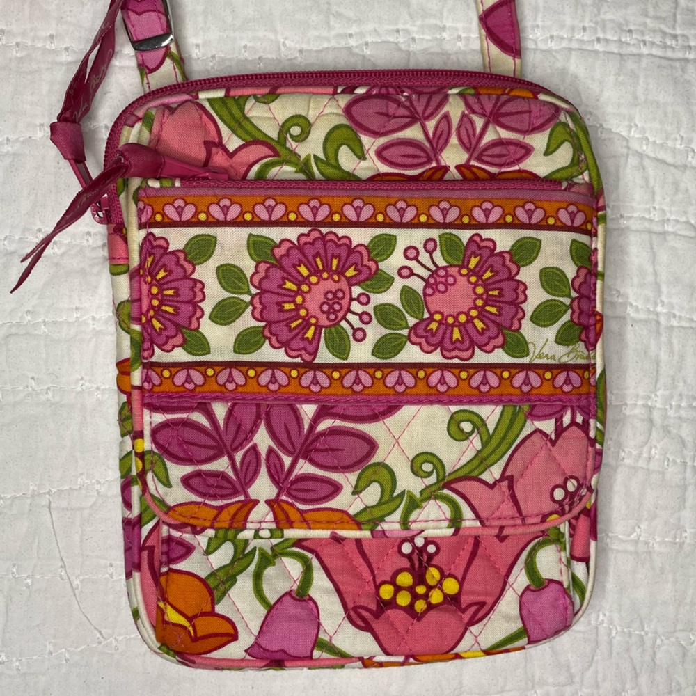 Vera Bradley Pink Floral Crossbody Bag